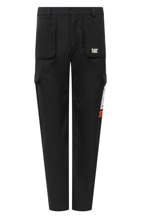 Мужские брюки-карго heron preston x caterpillar HERON PRESTON черного цвета по цене 53800 руб., арт. HMCA032F20FAB0011000 | Фото 1 Мужские брюки-карго heron preston x caterpillar HERON PRESTON черного цвета, арт. HMCA032F20FAB0011000 | Фото 1