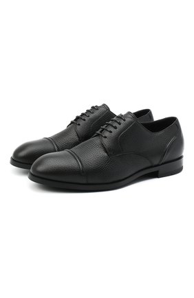 Мужские кожаные дерби ERMENEGILDO ZEGNA черного цвета по цене 73500 руб., арт. A4684X-LHCV0 | Фото 1 Мужские кожаные дерби ERMENEGILDO ZEGNA черного цвета, арт. A4684X-LHCV0 | Фото 1