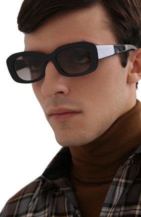 Мужские солнцезащитные очки MONCLER черного цвета по цене 21780 руб., арт. ML 0123 01B 52 С/З ОЧКИ | Фото 2 Мужские солнцезащитные очки MONCLER черного цвета, арт. ML 0123 01B 52 С/З ОЧКИ | Фото 2