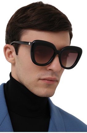 Мужские солнцезащитные очки MONCLER черного цвета по цене 19640 руб., арт. ML 0139 01F 56 С/З ОЧКИ | Фото 2 Мужские солнцезащитные очки MONCLER черного цвета, арт. ML 0139 01F 56 С/З ОЧКИ | Фото 2