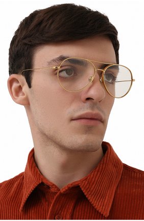 Мужские солнцезащитные очки MONCLER золотого цвета по цене 27920 руб., арт. ML 0121 030 57 С/З ОЧКИ | Фото 2 Мужские солнцезащитные очки MONCLER золотого цвета, арт. ML 0121 030 57 С/З ОЧКИ | Фото 2