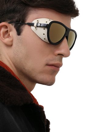 Мужские солнцезащитные очки MONCLER черного цвета по цене 30680 руб., арт. ML 0004 01G 57 С/З ОЧКИ | Фото 2 Мужские солнцезащитные очки MONCLER черного цвета, арт. ML 0004 01G 57 С/З ОЧКИ | Фото 2