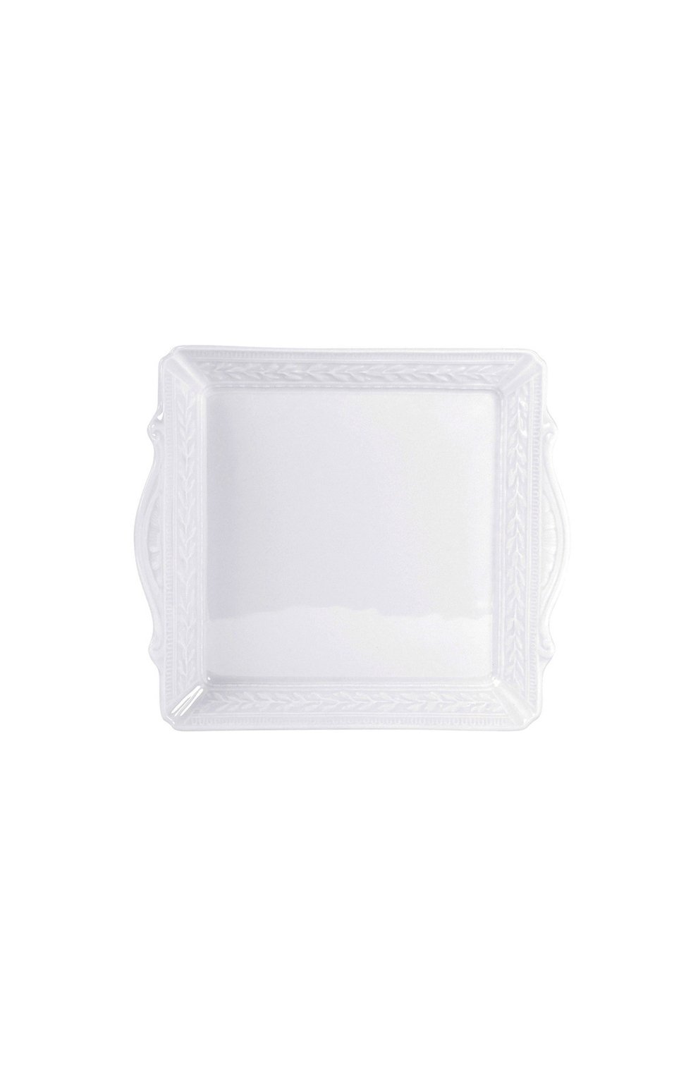 Мужского поднос с ручками louvre BERNARDAUD белого цвета, арт. 0542/6575 | Фото 1