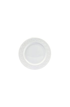 Тарелка десертная louvre BERNARDAUD белого цвета, арт. 0542/19 | Фото 1 (Интерьер_коллекция: Louvre White; Ограничения доставки: fragile-2)