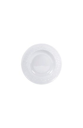 Тарелка суповая louvre BERNARDAUD белого цвета, арт. 0542/23 | Фото 1 (Интерьер_коллекция: Louvre White; Ограничения доставки: fragile-2)