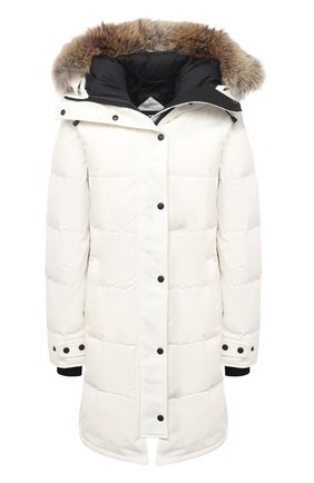 Женский пуховик shelburne CANADA GOOSE белого цвета по цене 106500 руб., арт. 3802L | Фото 1 Женский пуховик shelburne CANADA GOOSE белого цвета, арт. 3802L | Фото 1