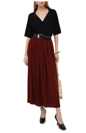 Женская юбка PROENZA SCHOULER бордового цвета по цене 115500 руб., арт. R2035032-JY069 | Фото 2 Женская юбка PROENZA SCHOULER бордового цвета, арт. R2035032-JY069 | Фото 2