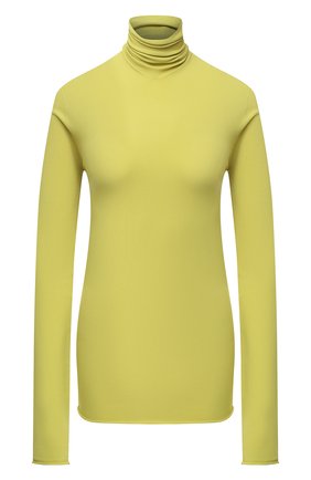Женская водолазка BOTTEGA VENETA зеленого цвета, арт. 640821/VKJK0 | Фото 1 (Рукава: Длинные; Длина (для топов): Стандартные; Материал внешний: Синтетический материал, Вискоза; Стили: Кэжуэл; Женское Кросс-КТ: Водолазка-одежда; Региональные ограничения белый список (Axapta Mercury): RU)