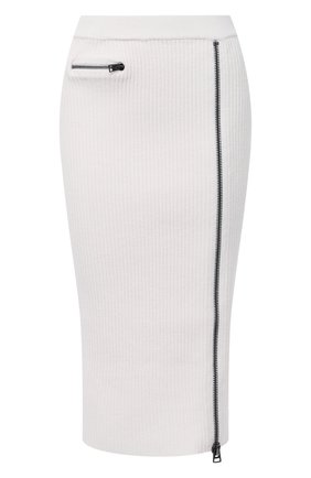 Женская шерстяная юбка TOM FORD белого цвета по цене 132500 руб., арт. GCK081-YAX262 | Фото 1 Женская шерстяная юбка TOM FORD белого цвета, арт. GCK081-YAX262 | Фото 1