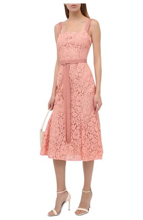 Женское платье OSCAR DE LA RENTA светло-розового цвета по цене 176500 руб., арт. 20PN2100PRL | Фото 2 Женское платье OSCAR DE LA RENTA светло-розового цвета, арт. 20PN2100PRL | Фото 2