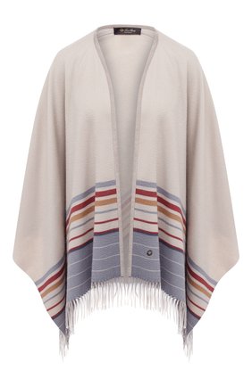Женская кашемировая накидка LORO PIANA голубого цвета по цене 238500 руб., арт. FAL3489 | Фото 1 Женская кашемировая накидка LORO PIANA голубого цвета, арт. FAL3489 | Фото 1