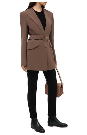 Женские кожаные челси SANTONI зеленого цвета по цене 84650 руб., арт. WTGY58820BA1NLVVV77 | Фото 2 Женские кожаные челси SANTONI зеленого цвета, арт. WTGY58820BA1NLVVV77 | Фото 2