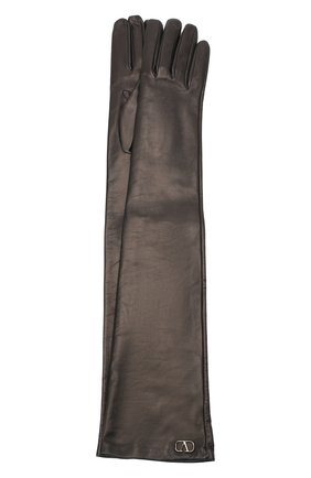 Женские кожаные перчатки VALENTINO черного цвета по цене 44150 руб., арт. UW0GCA19/WZF | Фото 1 Женские кожаные перчатки VALENTINO черного цвета, арт. UW0GCA19/WZF | Фото 1