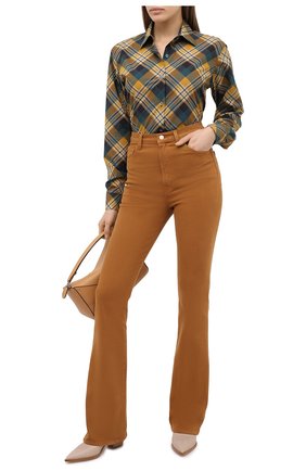 Женские джинсы J BRAND коричневого цвета по цене 26250 руб., арт. JB002773/A | Фото 2 Женские джинсы J BRAND коричневого цвета, арт. JB002773/A | Фото 2