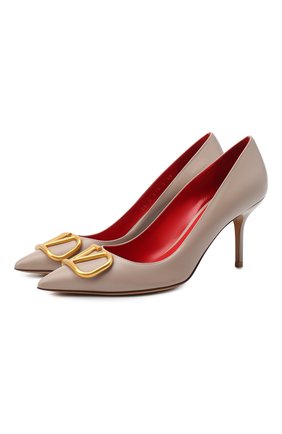 Кожаные туфли Valentino Garavani Vlogo | Фото №1 Кожаные туфли Valentino Garavani Vlogo | Фото №1