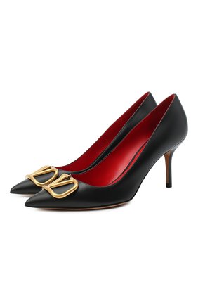 Кожаные туфли Valentino Garavani Vlogo | Фото №1 Кожаные туфли Valentino Garavani Vlogo | Фото №1