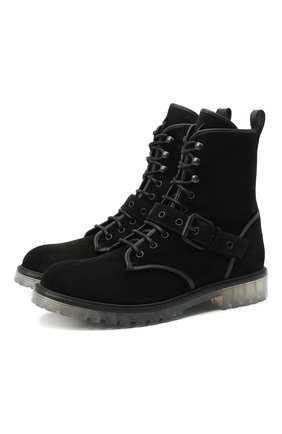 Мужские замшевые ботинки argo GIUSEPPE ZANOTTI DESIGN черного цвета по цене 94700 руб., арт. IU00043/001 | Фото 1 Мужские замшевые ботинки argo GIUSEPPE ZANOTTI DESIGN черного цвета, арт. IU00043/001 | Фото 1