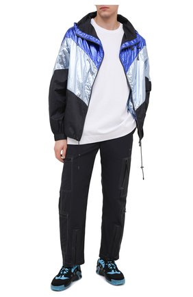 Мужские комбинированные кроссовки streetball low ADIDAS ORIGINALS синего цвета по цене 9710 руб., арт. FW1216 | Фото 2 Мужские комбинированные кроссовки streetball low ADIDAS ORIGINALS синего цвета, арт. FW1216 | Фото 2