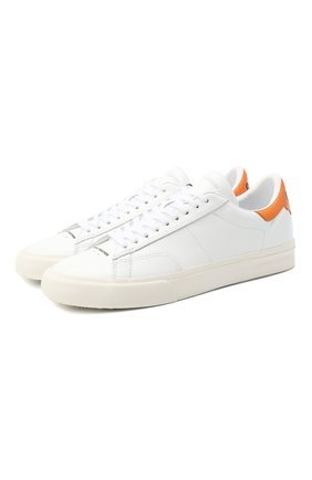 Мужские кожаные кеды HERON PRESTON белого цвета по цене 24850 руб., арт. HMIA017F20LEA0010122 | Фото 1 Мужские кожаные кеды HERON PRESTON белого цвета, арт. HMIA017F20LEA0010122 | Фото 1