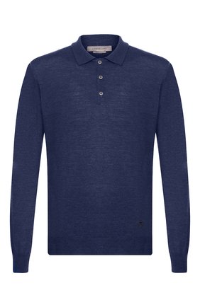 Мужское шерстяное поло CORNELIANI темно-синего цвета по цене 27250 руб., арт. 00M507-0025100/00 | Фото 1 Мужское шерстяное поло CORNELIANI темно-синего цвета, арт. 00M507-0025100/00 | Фото 1