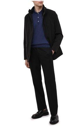Мужское шерстяное поло CORNELIANI темно-синего цвета по цене 27250 руб., арт. 00M507-0025100/00 | Фото 2 Мужское шерстяное поло CORNELIANI темно-синего цвета, арт. 00M507-0025100/00 | Фото 2