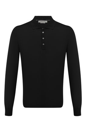 Мужское шерстяное поло CORNELIANI черного цвета по цене 39950 руб., арт. 86M529-0825126/00 | Фото 1 Мужское шерстяное поло CORNELIANI черного цвета, арт. 86M529-0825126/00 | Фото 1