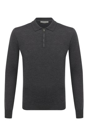 Мужское шерстяное поло CORNELIANI темно-серого цвета по цене 28500 руб., арт. 00M50F-0025100/00 | Фото 1 Мужское шерстяное поло CORNELIANI темно-серого цвета, арт. 00M50F-0025100/00 | Фото 1