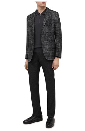 Мужское шерстяное поло CORNELIANI темно-серого цвета по цене 28500 руб., арт. 00M50F-0025100/00 | Фото 2 Мужское шерстяное поло CORNELIANI темно-серого цвета, арт. 00M50F-0025100/00 | Фото 2