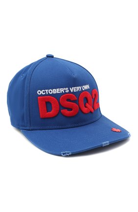 Мужской хлопковая бейсболка d2 x ovo DSQUARED2 синего цвета по цене 14100 руб., арт. BCM0392 05C00001 | Фото 1 Мужской хлопковая бейсболка d2 x ovo DSQUARED2 синего цвета, арт. BCM0392 05C00001 | Фото 1