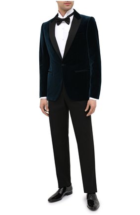Мужской хлопковый пиджак ERMENEGILDO ZEGNA бирюзового цвета по цене 199500 руб., арт. 871003/11CHA0 | Фото 2 Мужской хлопковый пиджак ERMENEGILDO ZEGNA бирюзового цвета, арт. 871003/11CHA0 | Фото 2