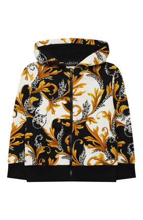 Детский хлопковая толстовка VERSACE разноцветного цвета по цене 21450 руб., арт. YB000198/A235741 | Фото 1 Детский хлопковая толстовка VERSACE разноцветного цвета, арт. YB000198/A235741 | Фото 1