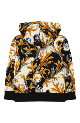 Детский хлопковая толстовка VERSACE разноцветного цвета по цене 21450 руб., арт. YB000198/A235741 | Фото 2 Детский хлопковая толстовка VERSACE разноцветного цвета, арт. YB000198/A235741 | Фото 2