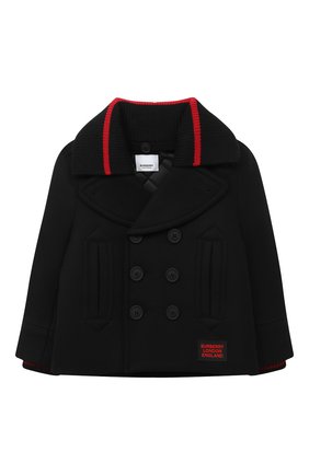 Детское шерстяное пальто BURBERRY черного цвета по цене 49950 руб., арт. 8029418 | Фото 1 Детское шерстяное пальто BURBERRY черного цвета, арт. 8029418 | Фото 1 (Рукава: Длинные; Материал подклада: Синтетический материал; Материал внешний: Шерсть; Длина (верхняя одежда): Короткие; Стили: Классический; Кросс-КТ: Сезон: демисезон; Ростовка одежда: 10 - 11 лет | 140 - 146см, 12 лет | 152 см, 16 лет | 164 см, 4 года | 104 см, 6 лет | 116 см, 8 лет | 128 см)