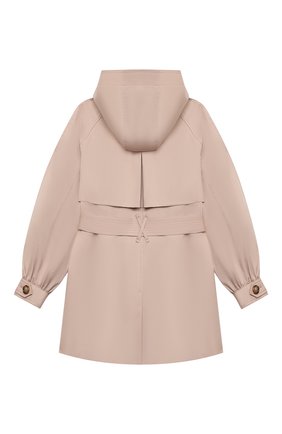 Детский хлопковый тренч BURBERRY светло-розового цвета по цене 38750 руб., арт. 8029514 | Фото 2 Детский хлопковый тренч BURBERRY светло-розового цвета, арт. 8029514 | Фото 2