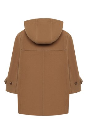 Детское шерстяное пальто BURBERRY бежевого цвета по цене 48950 руб., арт. 8029861 | Фото 2 Детское шерстяное пальто BURBERRY бежевого цвета, арт. 8029861 | Фото 2