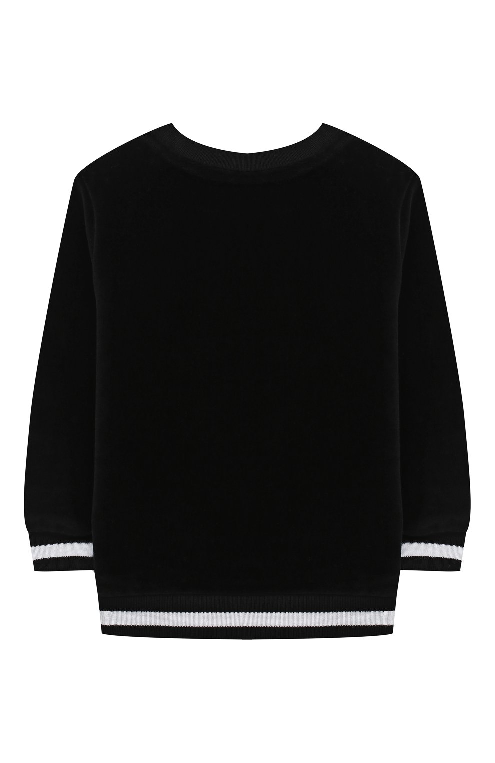 Детский хлопковый свитшот BALMAIN черного цвета по цене 17400 руб., арт. 6N4830/NB430/3-9M | Фото 2 Детский хлопковый свитшот BALMAIN черного цвета, арт. 6N4830/NB430/3-9M | Фото 2
