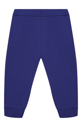 Детские хлопковые джоггеры BALMAIN синего цвета по цене 11400 руб., арт. 6N6870/NX300/12-36M | Фото 2 Детские хлопковые джоггеры BALMAIN синего цвета, арт. 6N6870/NX300/12-36M | Фото 2