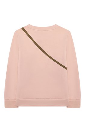 Детский хлопковый свитшот FENDI розового цвета по цене 33400 руб., арт. JFH101/5V0/8A-12+ | Фото 2 Детский хлопковый свитшот FENDI розового цвета, арт. JFH101/5V0/8A-12+ | Фото 2