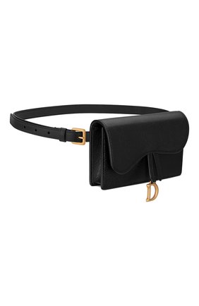 Женская поясная сумка saddle DIOR черного цвета по цене 93900 руб., арт. S5619CCEHM900 | Фото 2 Женская поясная сумка saddle DIOR черного цвета, арт. S5619CCEHM900 | Фото 2