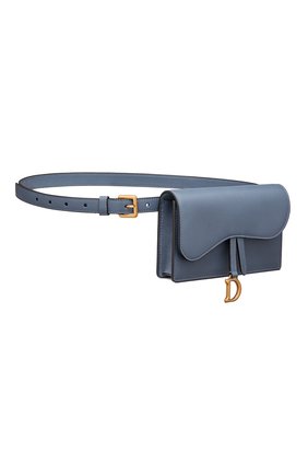 Женская поясная сумка saddle DIOR синего цвета по цене 93900 руб., арт. S5619CCEHM94B | Фото 2 Женская поясная сумка saddle DIOR синего цвета, арт. S5619CCEHM94B | Фото 2