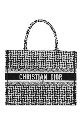 Женский сумка dior book tote DIOR черно-белого цвета по цене 240000 руб., арт. M1296ZRPIM081 | Фото 1 Женский сумка dior book tote DIOR черно-белого цвета, арт. M1296ZRPIM081 | Фото 1