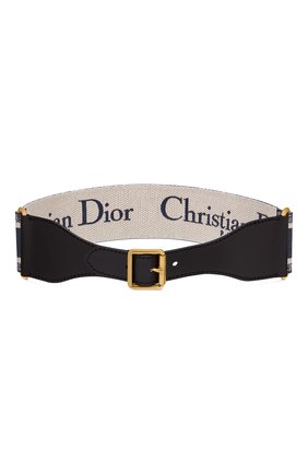 Женский комбинированный пояс DIOR темно-синего цвета по цене 77400 руб., арт. B0001CBTEM928 | Фото 1 Женский комбинированный пояс DIOR темно-синего цвета, арт. B0001CBTEM928 | Фото 1