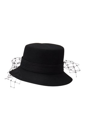 Женская фетровая шляпа dior parisian DIOR черного цвета по цене 72000 руб., арт. 04DPN960G893C900 | Фото 2 Женская фетровая шляпа dior parisian DIOR черного цвета, арт. 04DPN960G893C900 | Фото 2