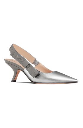 Женская кожаные туфли j'adior DIOR серебряного цвета по цене 94000 руб., арт. KCP838LMSS46K | Фото 2 Женская кожаные туфли j'adior DIOR серебряного цвета, арт. KCP838LMSS46K | Фото 2