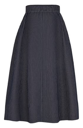 Женская юбка из хлопка и шелка DIOR синего цвета по цене 225000 руб., арт. 041J44A3731X5879 | Фото 2 Женская юбка из хлопка и шелка DIOR синего цвета, арт. 041J44A3731X5879 | Фото 2