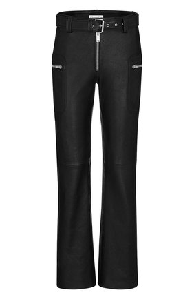 Женские кожаные брюки DIOR черного цвета по цене 325000 руб., арт. 045P99AL005X9000 | Фото 1 Женские кожаные брюки DIOR черного цвета, арт. 045P99AL005X9000 | Фото 1
