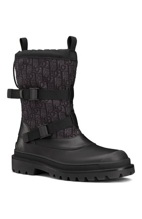 Мужские комбинированные сапоги explorer DIOR черного цвета по цене 110500 руб., арт. 3BO232ZBRH969 | Фото 2 Мужские комбинированные сапоги explorer DIOR черного цвета, арт. 3BO232ZBRH969 | Фото 2
