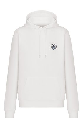 Мужской хлопковое худи DIOR белого цвета по цене 79400 руб., арт. 033J605G0531C085 | Фото 1 Мужской хлопковое худи DIOR белого цвета, арт. 033J605G0531C085 | Фото 1