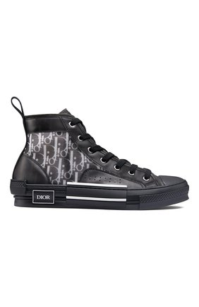 Мужские комбинированные кеды b23 DIOR черного цвета по цене 81000 руб., арт. 3SH118YJPH960 | Фото 1 Мужские комбинированные кеды b23 DIOR черного цвета, арт. 3SH118YJPH960 | Фото 1