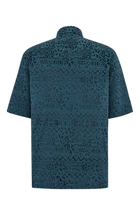 Мужская рубашка DIOR синего цвета по цене 83400 руб., арт. 033C514A4925C585 | Фото 2 Мужская рубашка DIOR синего цвета, арт. 033C514A4925C585 | Фото 2